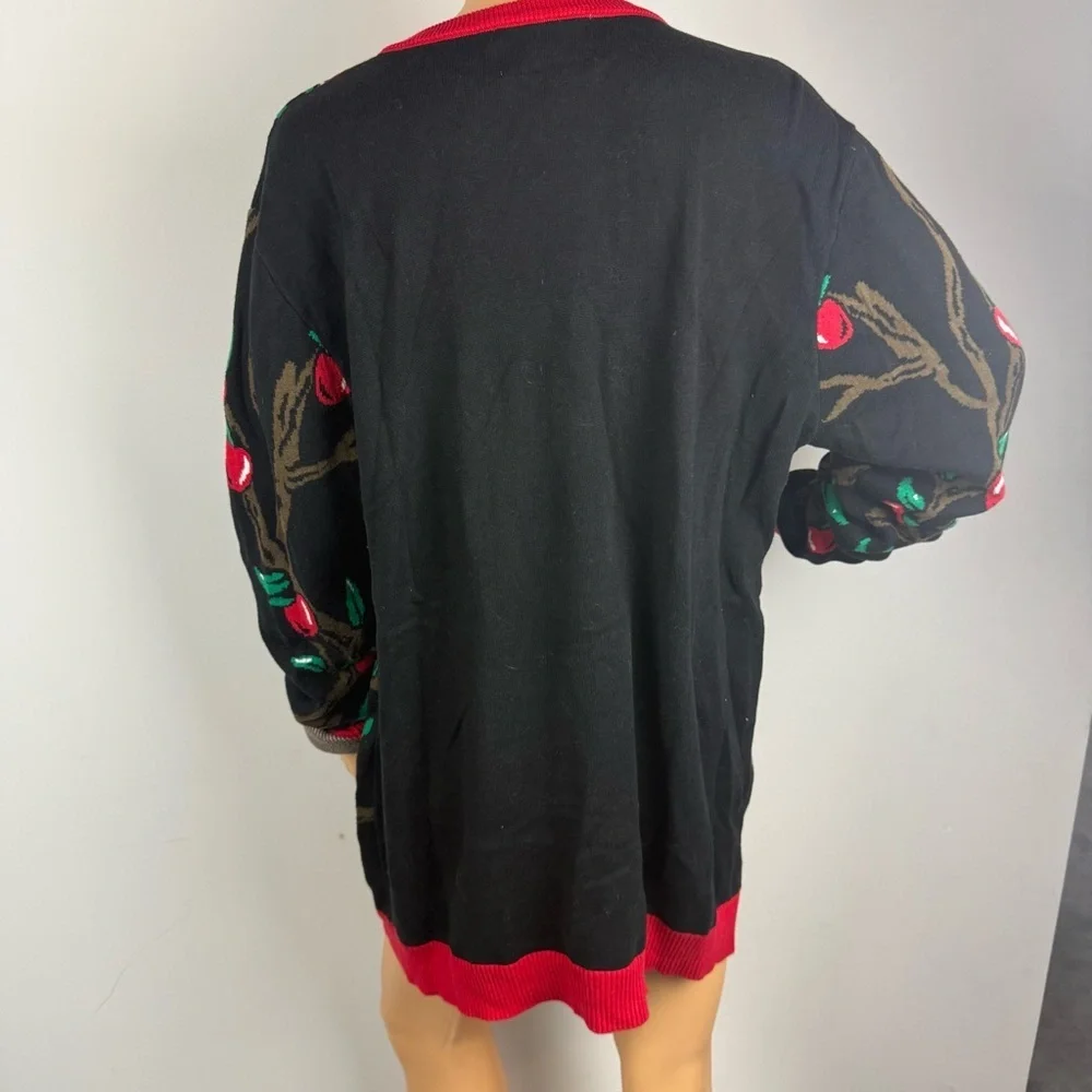 Christmas Adam and Eve Unisex 2X Ugly Christmas Sweater Pullover